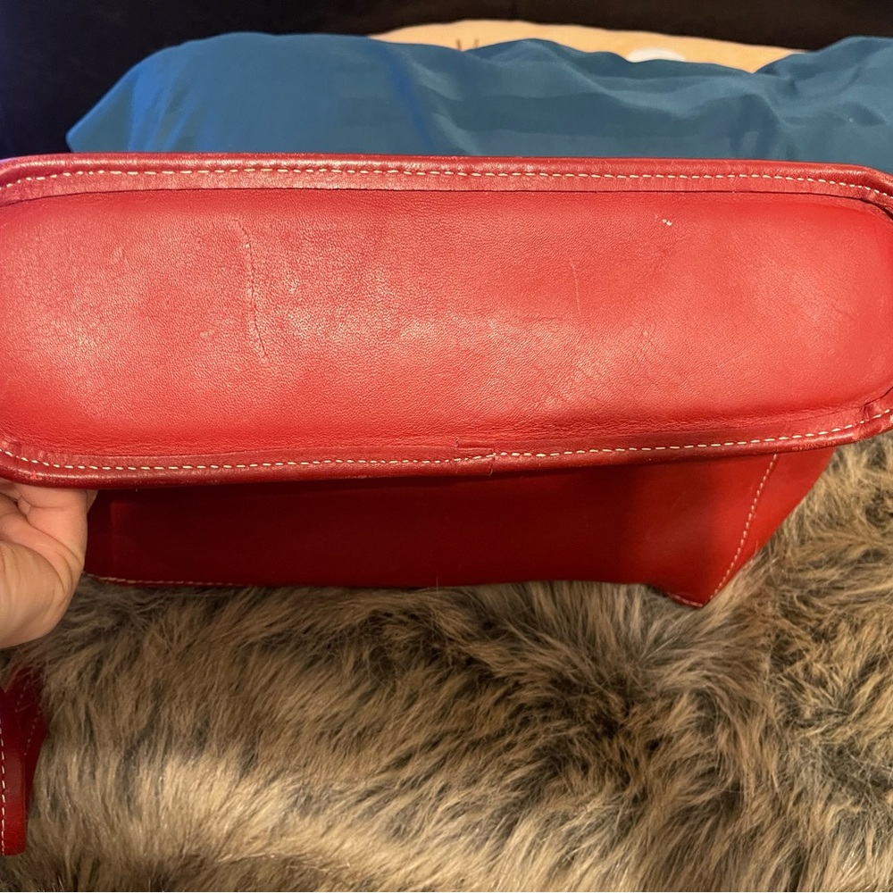 Coach red leather bag - Picture 9 of 9
